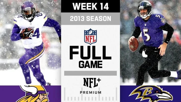 Crazy Snow Game! Minnesota Vikings vs. Baltimore Ravens FULL GAME NFL 2013 Season Week 14