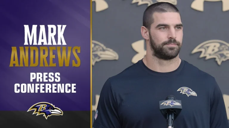 Mark Andrews on Approaching Franchise Receiving Yards Record Baltimore Ravens