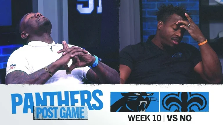 Panthers vs Saints Week 10 Reaction Postgame Show Carolina Panthers