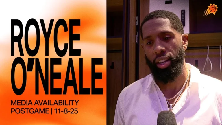 Royce O’Neale Postgame Media Availability Phoenix Suns 11-8-25