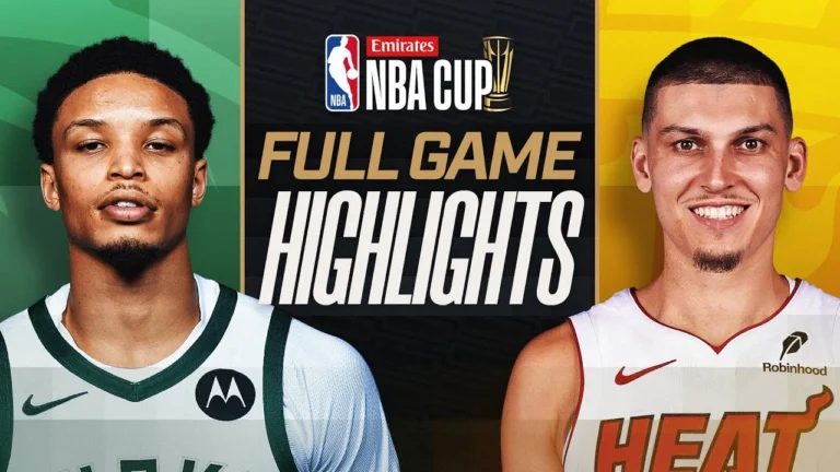 BUCKS at HEAT EMIRATES NBA CUP FULL GAME HIGHLIGHTS November 26, 2025
