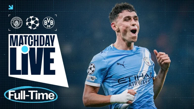 FIREWORKS FROM FODEN, HAALAND & CHERKI! CITY 4-1 DORTMUND MATCHDAY LIVE! UEFA Champions League