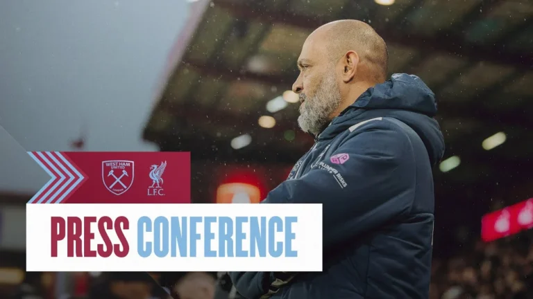 LIVE: Nuno Espírito Santo’s Press Conference West Ham v Liverpool