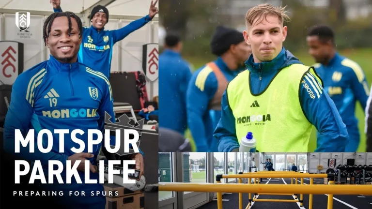 MOTSPUR PARKLIFE: Tottenham Hotspur Preparations Chukwueze receives Legend of the Match trophy