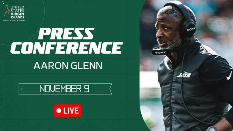 Aaron Glenn Postgame Press Conference (11 9) New York Jets vs. Cleveland Browns Week 10