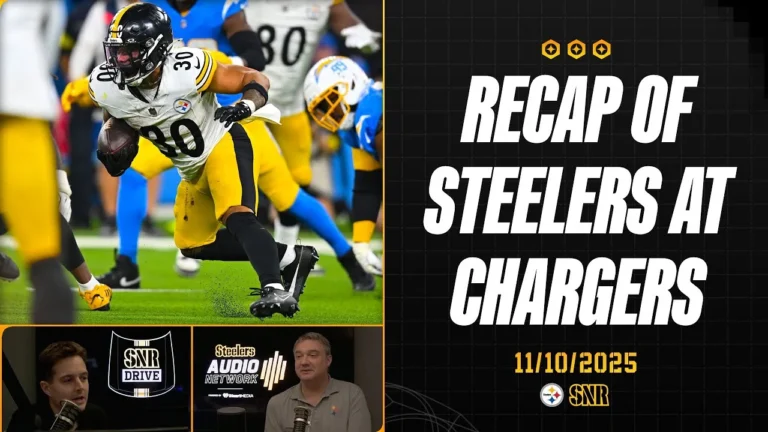 Recap of Steelers Loss to Chargers in Week 10 SNR Drive (Nov. 10) Pittsburgh Steelers
