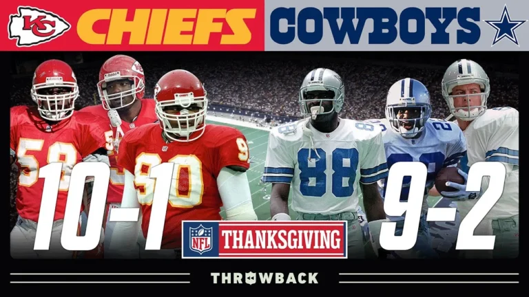 1 AFC vs 1 NFC on Thanksgiving! (Chiefs vs. Cowboys 1995, Week 13)