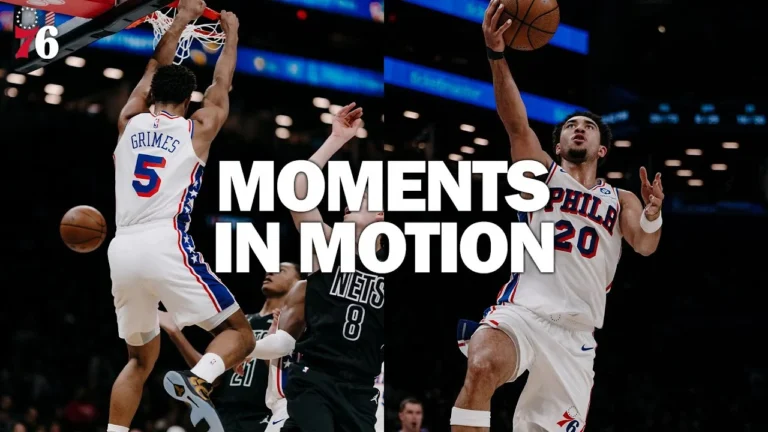 Moments in Motion: Sixers vs. Nets 11.28.25