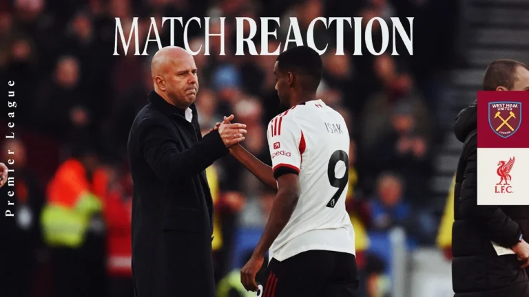 Wirtz, Isak & the win: Slot reacts to West Ham vs Liverpool Premier League