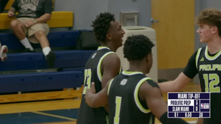 Bruce Branch III, Caleb Holt, Prolific Prep vs SLAM Miami Miami Tip-Off