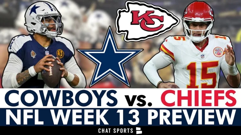 Dallas Cowboys vs. Kansas City Chiefs: Injury News, Matchups, Players To Watch NFL Week 13 Preview