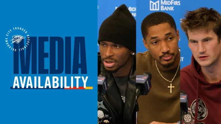 OKC Thunder Full Media Availability Post Game vs New Orleans Pelicans November 2, 2025