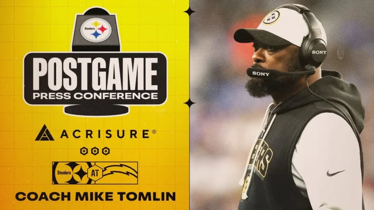 Coach Mike Tomlin Postgame Press Conference (Week 10 at Los Angeles Chargers) Pittsburgh Steelers