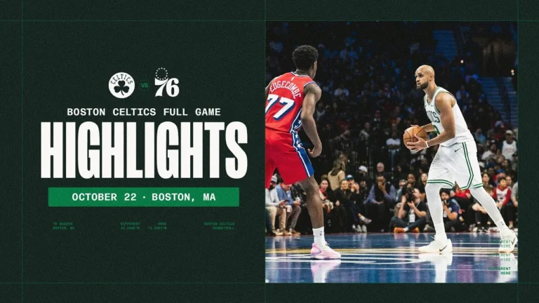 Boston Celtics’ secure 109-108 win over Philadelphia 76ers on JB’s 32 points Extended Highlights
