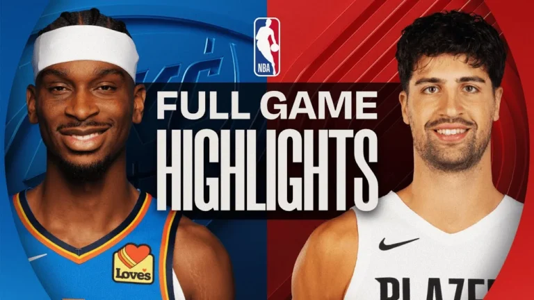 THUNDER at TRAIL BLAZERS FULL GAME HIGHLIGHTS November 5, 2025