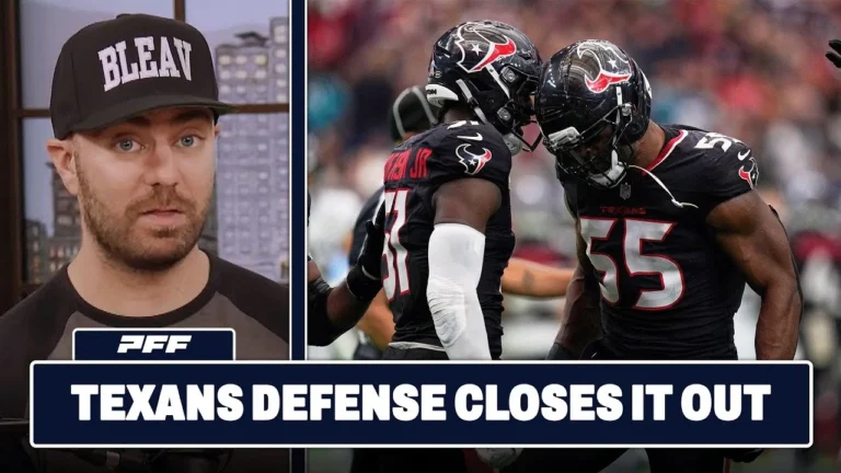 Jacksonville Jaguars vs. Houston Texans Review PFF Grade Release Show