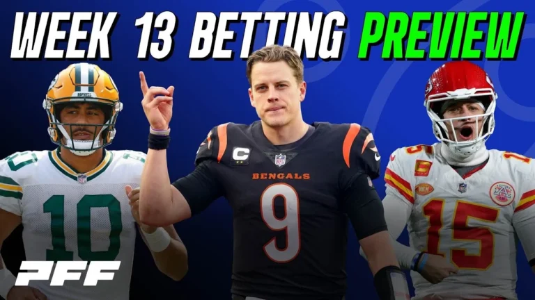 2025 NFL Week 13 Betting Preview PFF NFL Show