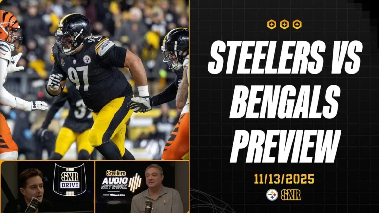 Steelers-Bengals Preview More SNR Drive (Nov. 13) Pittsburgh Steelers