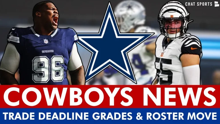 Cowboys News: Malik Davis Cut NFL Trade Deadline Grades For Quinnen Williams & Logan Wilson