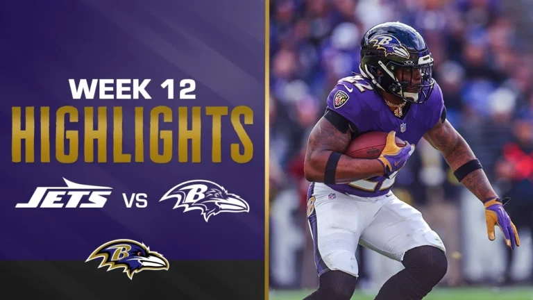 Ravens vs. Jets, Week 12 Highlights Baltimore Ravens