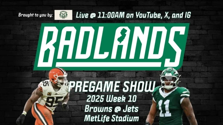 Browns Jets: Week 10 JetHeads Pregame Show