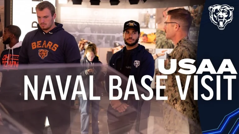 Bears visit Naval Station Great Lakes Chicago Bears