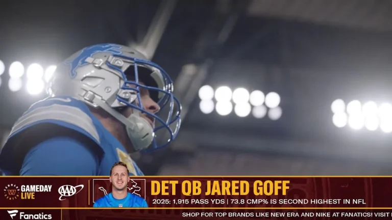 LIVE LOOK-IN: Pregame Warmups Before Commanders Host Detroit Lions in NFL Week 10