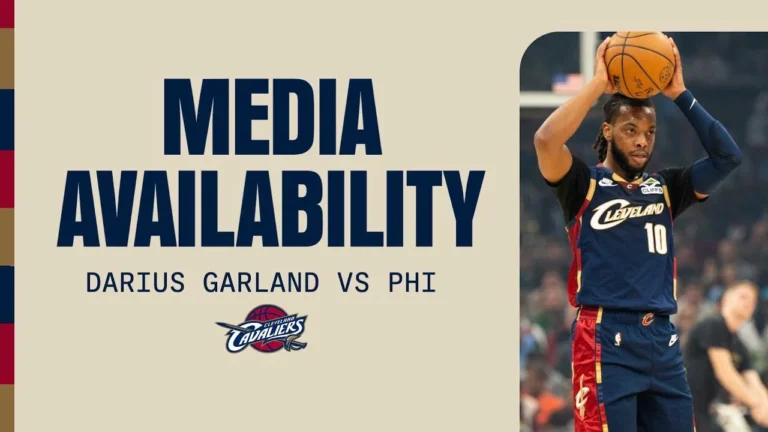 Cavs vs Sixers Darius Garland Media Availability 11.5.2025