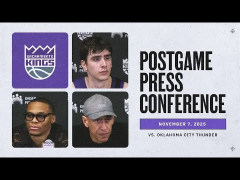 Russell Westbrook, Maxime Raynaud, Coach Christie Postgame pressers 11.7.2025