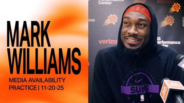 Mark Williams Phoenix Suns Practice Media 11-20-25