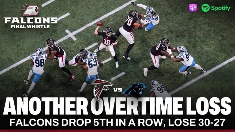 Falcons lose fifth-straight game – Where do they go from here? Falcons Final Whistle