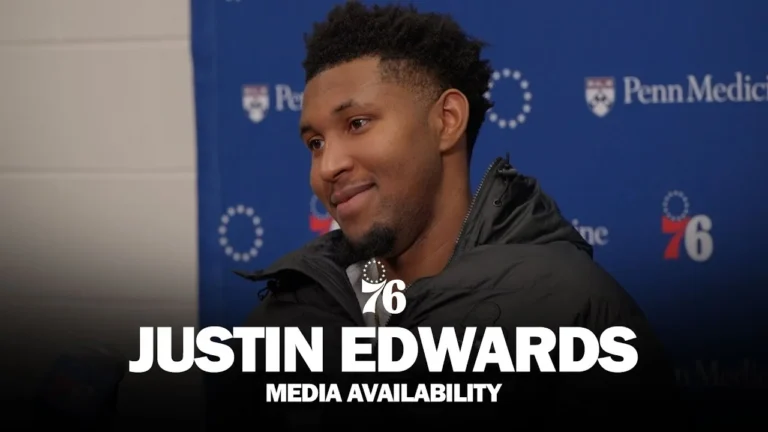 Philadelphia 76ers Postgame Media Availability Justin Edwards 11.11.25
