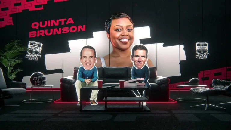 Quinta Brunson joins Peyton & Eli during Eagles vs. Packers ‘MNF ManningCast’