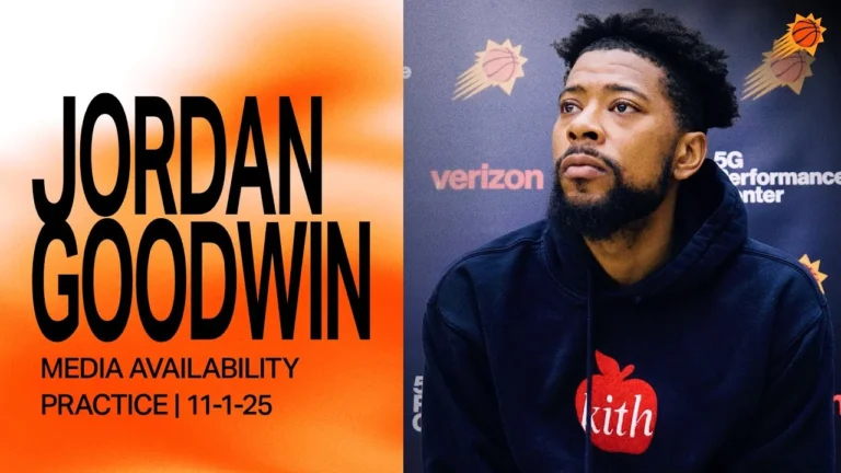Jordan Goodwin Practice Media Availability Phoenix Suns 11-1-25