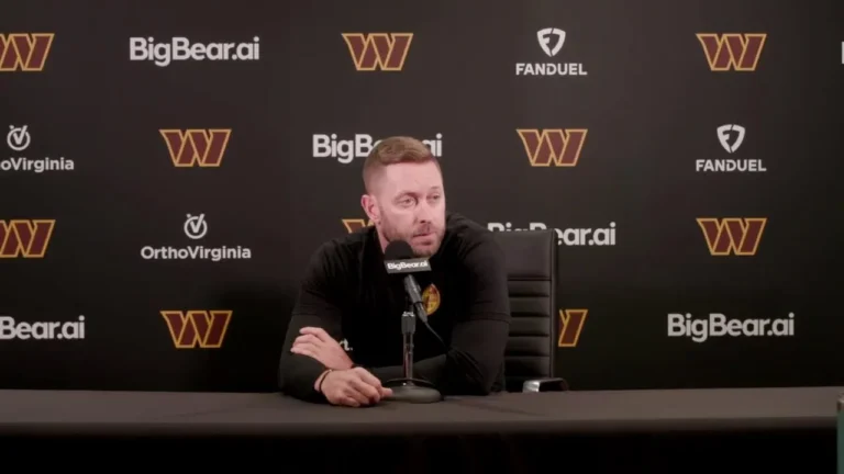 LIVE: OC Kliff Kingsbury Speaks to the Media Before Practice Washington Commanders