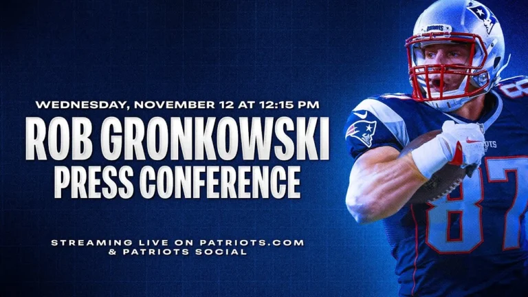 LIVE: Rob Gronkowski Retires A Patriot Press Conference