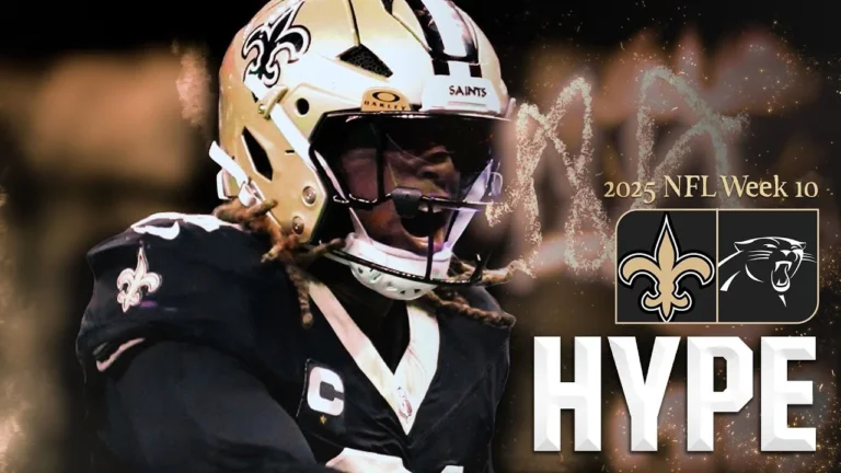 GET HYPE for Saints vs. Panthers 2025 NFL Week 10