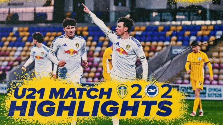 Leeds United U21 2-2 Brighton and Hove Albion U21 Premier League 2 highlights