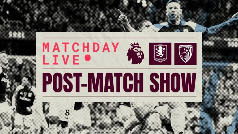 Villa 4-0 Bournemouth Post-match Live