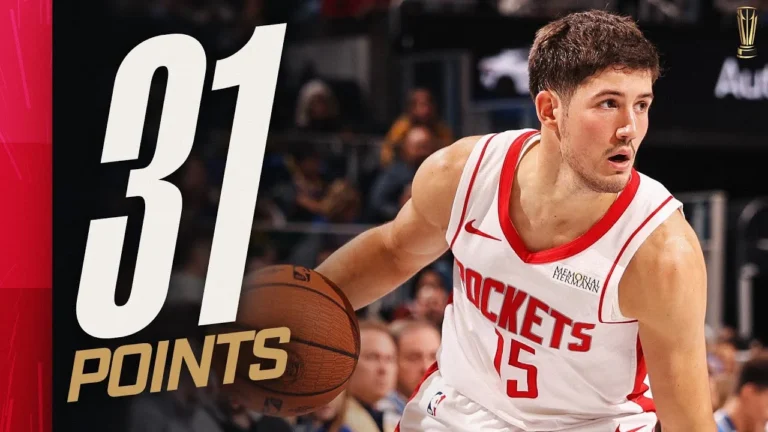 Reed Sheppard’s CAREER-HIGH 31 PTS vs Warriors November 26, 2025