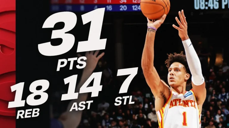 Jalen Johnson’s UNREAL CAREER-BEST PERFORMANCE! November 13, 2025