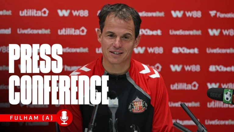 Fulham vs Sunderland Régis Le Bris’ Premier League press conference