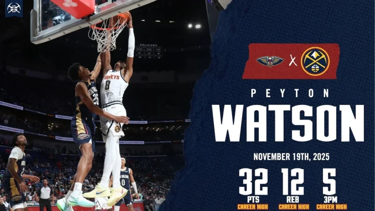 Peyton Watson CAREER-HIGH Game Highlights vs. NOP