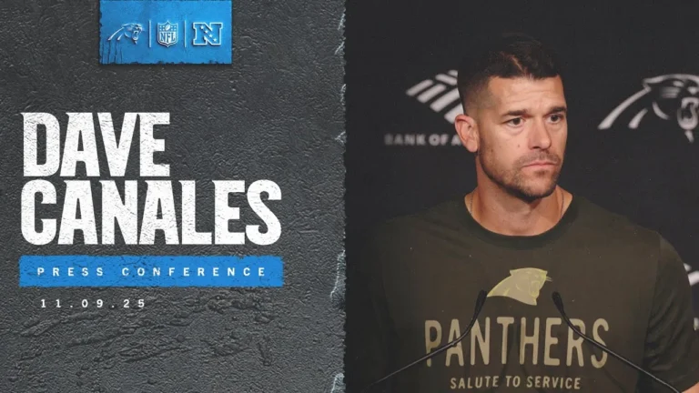 Dave Canales speaks after Saints game Carolina Panthers