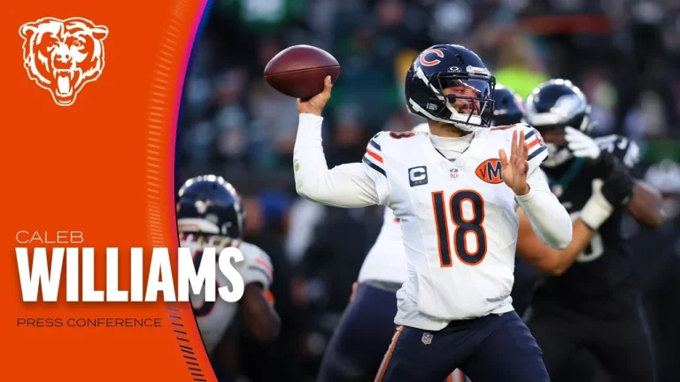 Caleb Williams discusses Bears’ performance in Black Friday win Press Conference