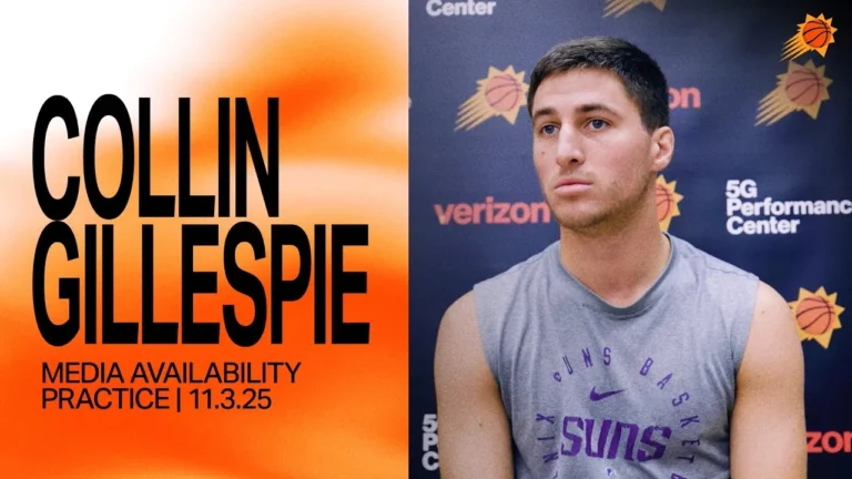 Collin Gillespie Practice Media Availability Phoenix Suns 11-3-25