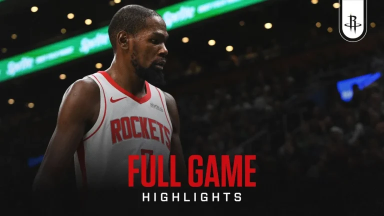 Houston Rockets Highlights vs. Boston Celtics