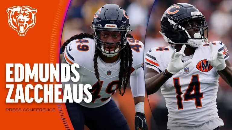 Tremaine Edmunds, Olamide Zaccheaus discuss win vs. Bengals Chicago Bears