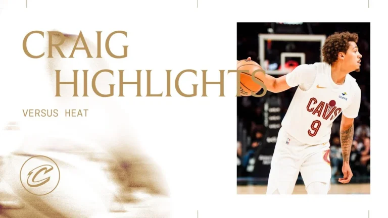 Cavs at Heat Craig Porter Jr. Highlights 11.12.2025