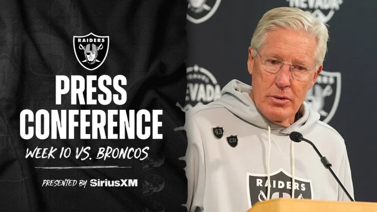 Pete Carroll and Geno Smith Postgame Presser – 11.6.25 Week 10